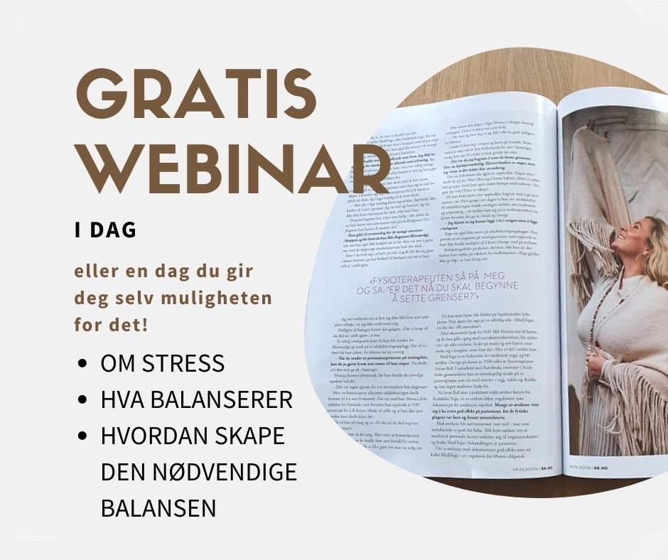 Om det er mulig å få mer glede, ro og energi?! Ja du. MED GARANTI!